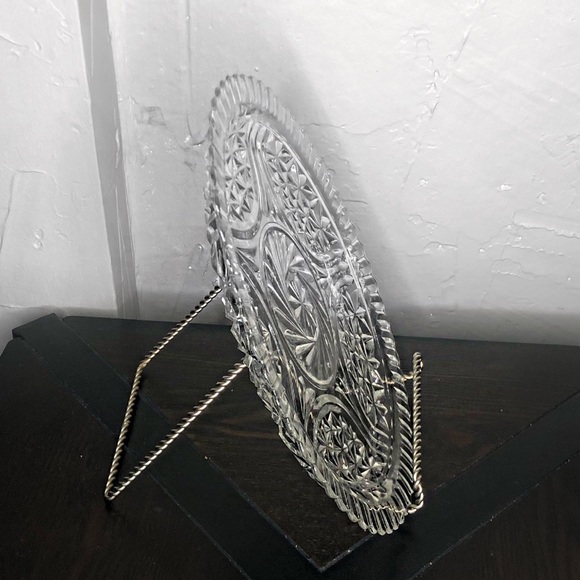 Vintage Crystal Plate - Picture 2 of 4